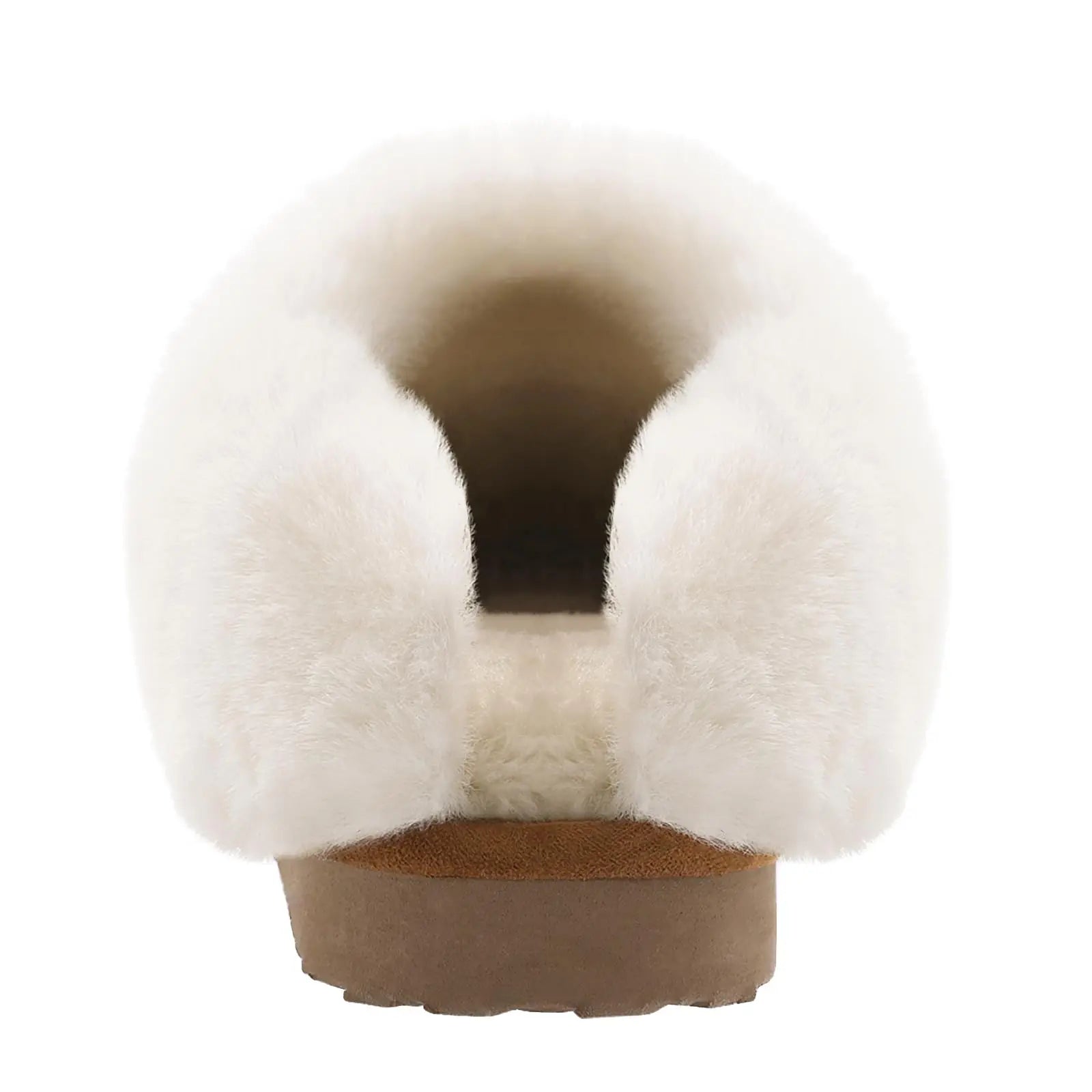 Evshine Winter Warm Memory Foam Slippers For Women Indoor Plush Home Shoes Fluffy Faux Fur Slippers Cozy Suede Furry Flat Slides.