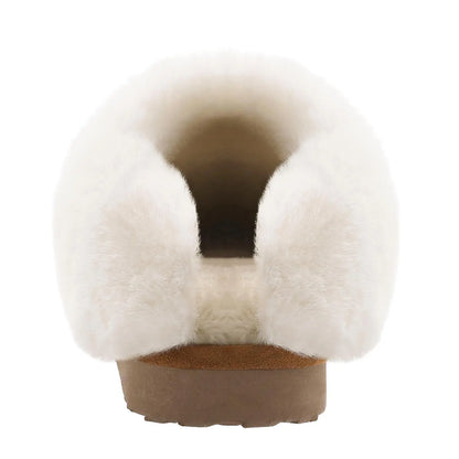 Evshine Winter Warm Memory Foam Slippers For Women Indoor Plush Home Shoes Fluffy Faux Fur Slippers Cozy Suede Furry Flat Slides.