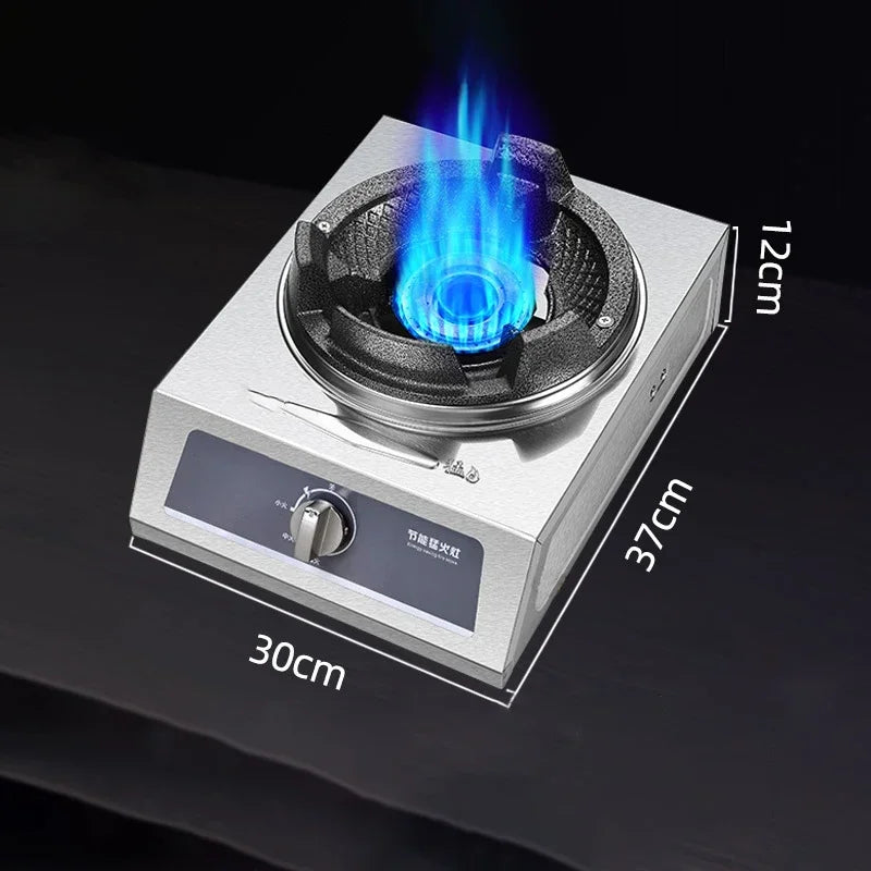 Furious Fire Stove Commercial Single Stove Liquefied Gas Stove Stir-frying High pressure stove stainless steel desktop gas stove.