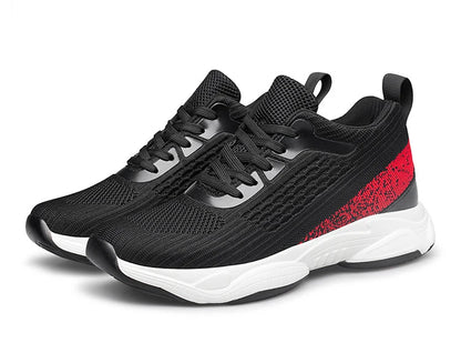 Fashion Men Sneakers Elevator Shoes Men Breathable Mesh Shoes Sports Casual Board Shoes Men's Hidden Inner Heightening Shoes 8cm.