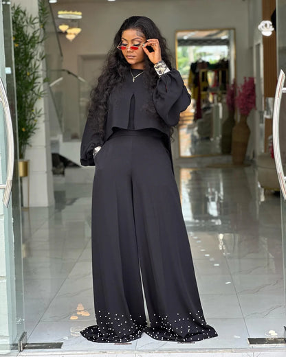 2 Piece Women Sets 2025 New Arrival Spring Summer Matching Sets Solid Color Two Pieces Sets Top And Pants Suits Outfits Clothing.