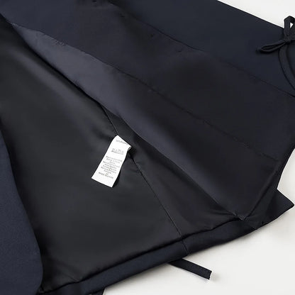 ZBZA frauen Bogen Quaste Anzug Lose Revers einreiher Tasche Einfarbig Pendler Jacke Frühling Sommer Neue Weibliche Chic mantel