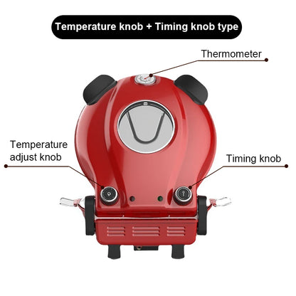Elektrische Scone Maschine Pfannkuchen Backform 12 Zoll handgemachte italienische Pizza ofen Crêpe Bratpfanne Brot Abtauen Grill Herd Röster