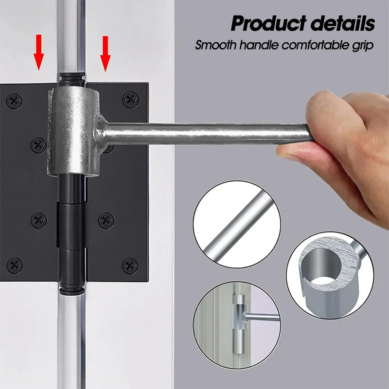 Doppelseitiges Scharnier-Einstellwerkzeug Reparaturschlüssel für Türen Schränke Möbel Haushalt mit Rundbolzen langlebige praktische Handwerkzeuge ideal für Zuhause Werkstatt zeitsparend multifunktional und robust