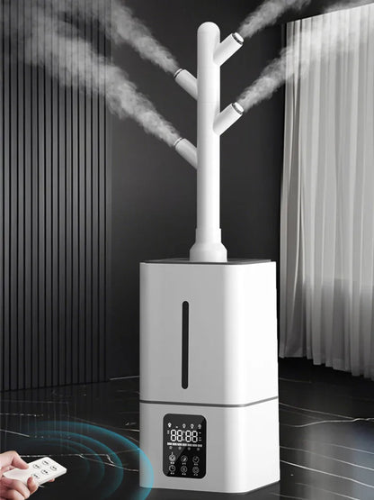 15L Square Humidifier for Large Rooms, Ultra Quiet Cool Mist Humidifier Auto Shut-Off,BPA-Free Water Tank–Ideal for Home Office.