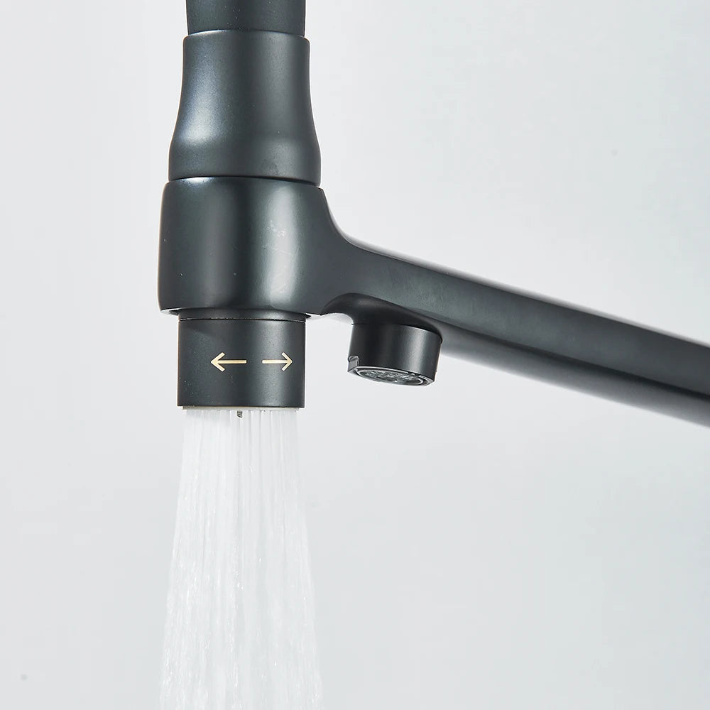 Kitchen Faucet Filtered Water Dual Spout Purification Feature Kitchen Tap 360 Rotation Water Crane For Kitchen