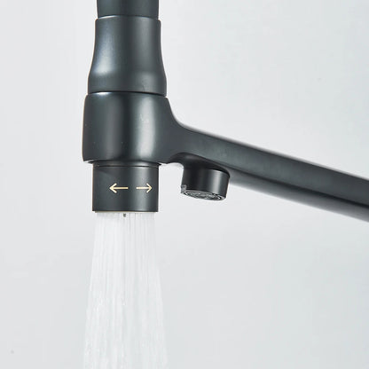 Kitchen Faucet Filtered Water Dual Spout Purification Feature Kitchen Tap 360 Rotation Water Crane For Kitchen