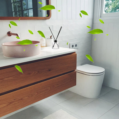 1 Set 50ml Square Glass Aromatherapy Bottles 18mm Refillable Diffuser Containers Clear Essential Oil Volatile Sticks 16cm Black.