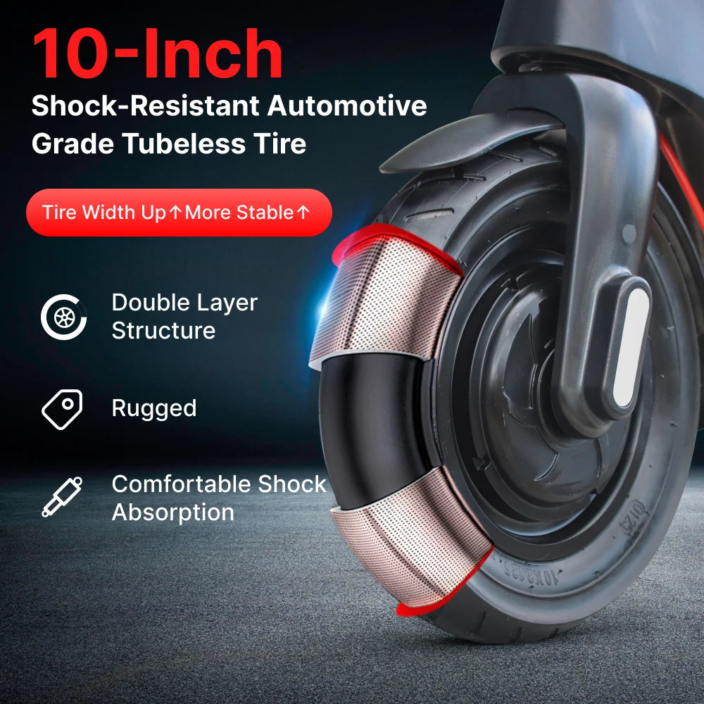 HX X8 Powerful Electric Scooter 350W 10AH 36V Removable battery EScooter Foldable 10.0 inch Wheel Self-Balance E Scooter.