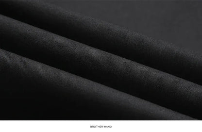 2024 neue 98% Baumwolle Casual Hosen Männer Kleidung der Klassischen Gerade Lose Hohe Taille Elastische Hose Männliche Marke Kleidung