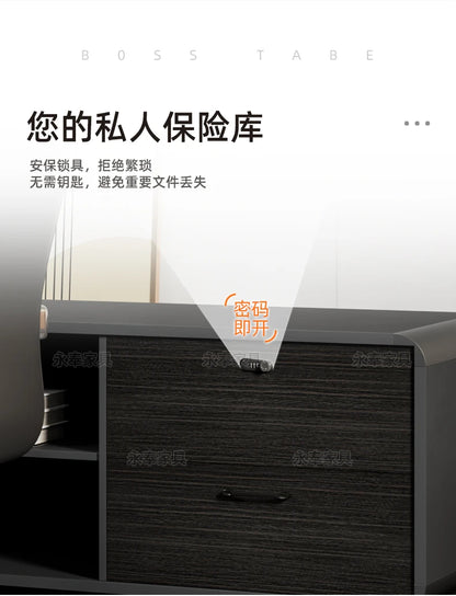 Nordischer minimalistischer Büroschreibtisch, moderner Luxus, Kreativität, Designer, L-förmiger Schreibtisch, fortschrittlicher Raum, Büromöbel, Arbeitstisch FYOD