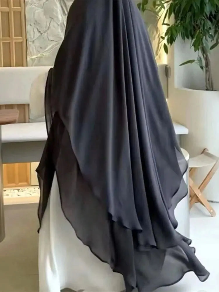 Ramadan Khimar Abaya Saudi Arabia Turkey Islam Muslim Hijab Dress Prayer Clothes Abayas For Women Kebaya Robe Femme Musulmane.