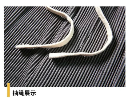 Summer Loose Ice Silk Pants Men's Drape 100KG Size Long Pants Fat Casual Sports Pants Wide Leg Straight Pants Tide Brand