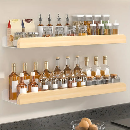 1PC Wandregal Kein Bohren Badezimmer Aufbewahrung Organizer für Shampoo Home Hotel Verwenden Badezimmerzubehör Schwimmendes Regal