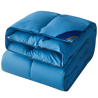 Winter Warm Thicken Duvet 100% Cotton Face Filling Fiber Down Quilts 150x200cm Home Sleeping White Duvet 1pc