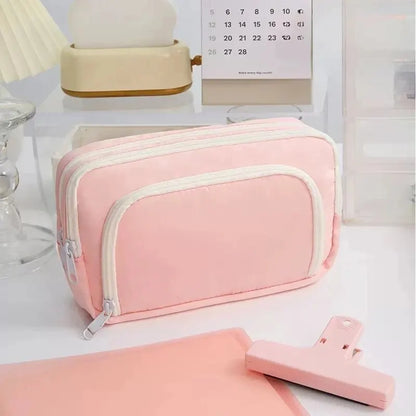 Kawaii Große Kapazität Stift Tasche Koreanische Bleistift Beutel Multilayer Schule Fall Schreibwaren Halter Tasche Student Zurück zu Schule Liefert.