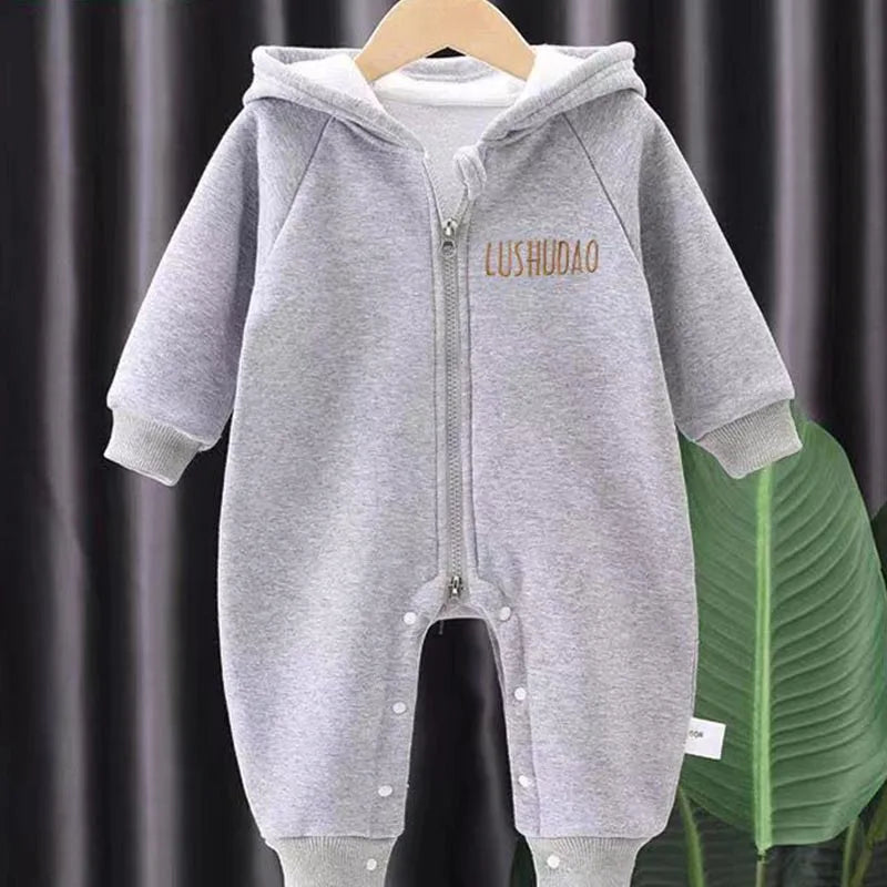 Baby Frühling und Herbst Overall Jungen Mädchen Langarm Baby kleidung Neugeborene 0 bis 18m feste Stram pler Kleinkind Kleidung Baby insgesamt.