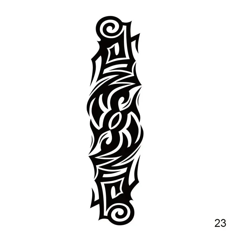 16 Designs Full Arm Temporary Tattoo Sleeve Waterproof Tattoos For Cool Men Women Tattoos Stickers On The Body Art #272596