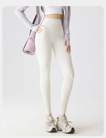 BIVIGAOS Spring Summer Multi Colored Thin Casual Fashion Sharkskin Leggings Women High Waist Tight Sport Cycling Fitness Legging