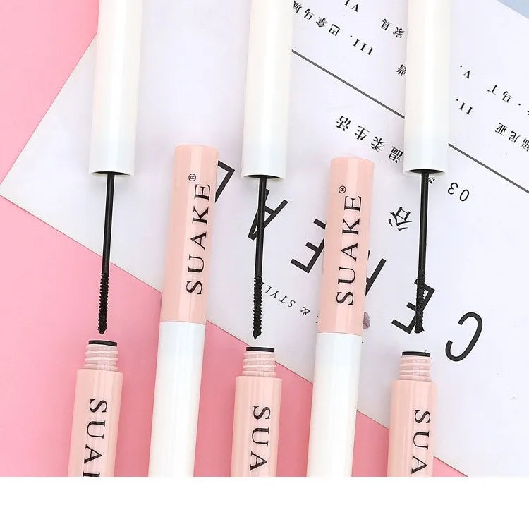 Ultra-fine Mascara Curling Thick Lengthening Eyelash Mascara Waterproof Non-smudge Brown Natural Curl Mascara Makeup