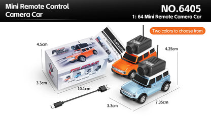 WLtoys 1/64 Mini RC Car with 720P FPV Camera Wifi APP Control 2.4G Reomte Contorl Racing Vehicle Toy for Children 6405 6406