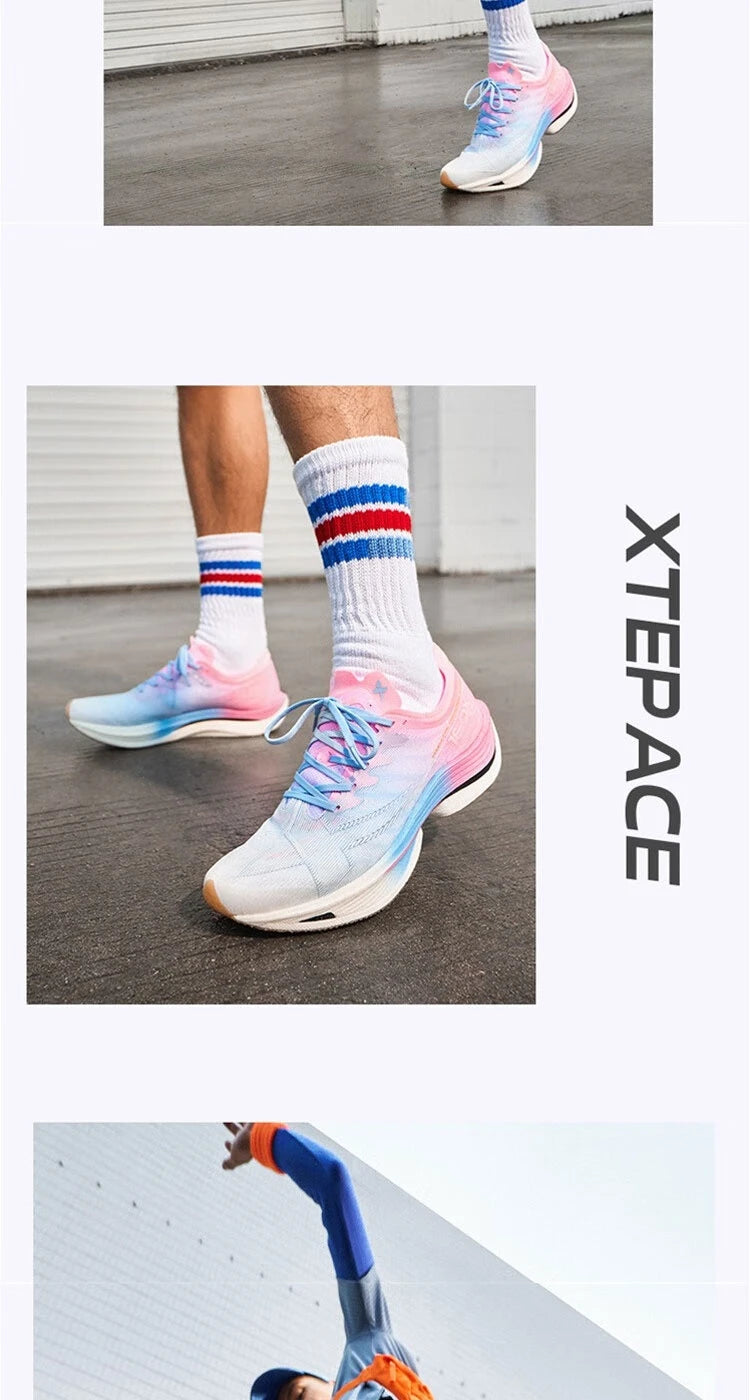 Xtep 160X 5.0 Running Shoes  Professional Marathon PB Carbon Plate Sport Shoe Non-Slip Wear-Resistant Sneakers 977119110004