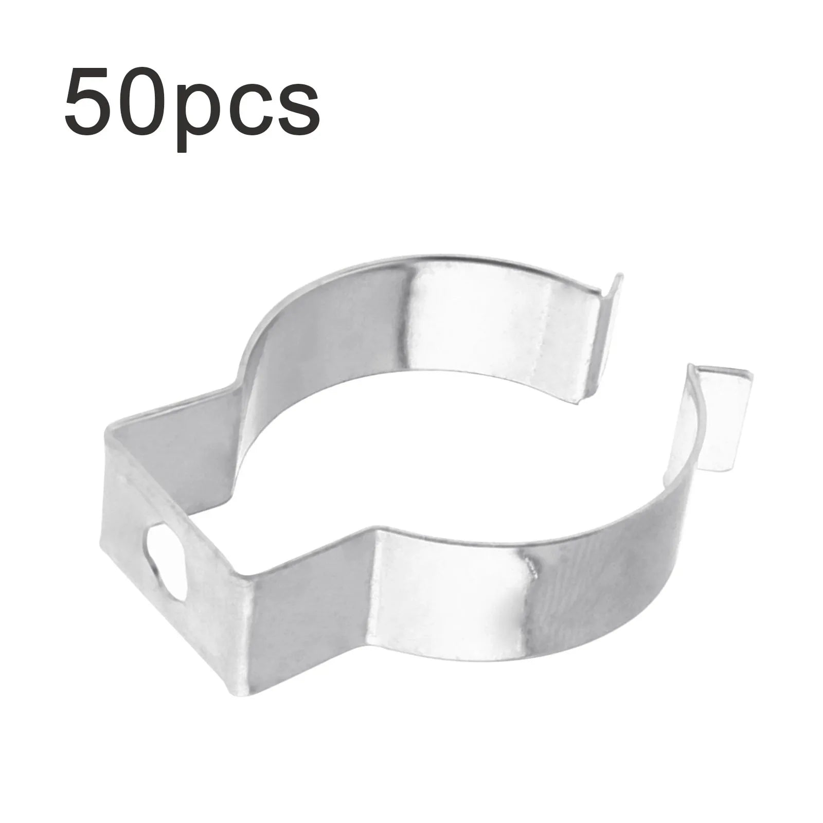 50pcs T8 U Clips Holder Bracket for LED Light Bulbs Fluorescent Tube Pipe Clamps Factory Fluorescent Lamps.