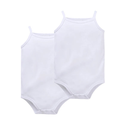 2025 Kleinkind Baby Mädchen Jungen Body 100 % Baumwolle 1 Stück 2 Stück 3 Stück Sling Weste Design Neugeborene Kleidung.