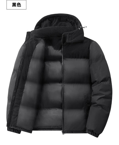 Winter Loose-fit Thickened Warm Cotton Parka Men Trendy Student Puffer Jacket Oversize Parka Korean Men's Puffer Jacket Parkas