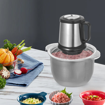 800W Stainless Steel Kitchen Meat Grinder, Electric Meat Grinder, Kitchen Lamb, Beef, Pork Minced Meat Mixer.