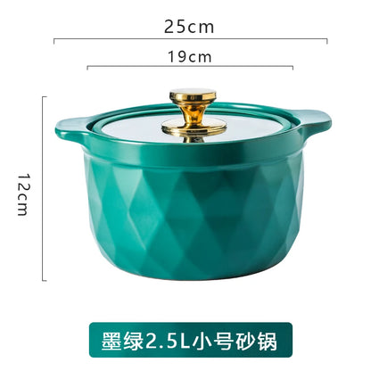 High-end Green Ceramic Plate Home Porcelain Dinner Plate Exquisite Ceramic Bowl Custom Large Size Fish Plate Kitchen Accessories