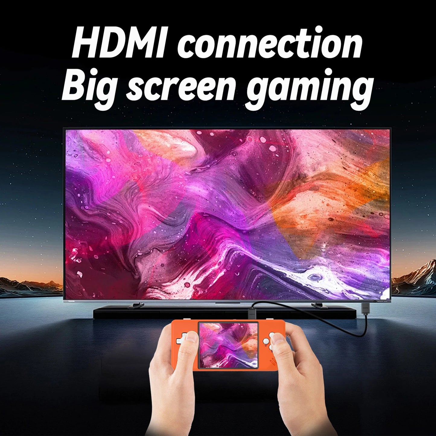 ANBERNIC RG28XX Handheld Game Console 2.83" Screen IPS Screen 64G Linux 5000+ Games Pre-installed H700 Quad-core ARM Cortex-A53.