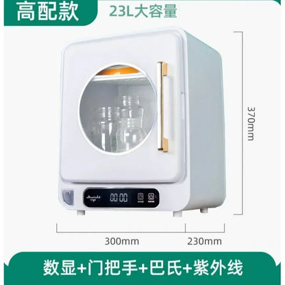 220V 23L Sterilizers Sterilizing Machine Disinfection Bottle Sterilizer Cabinets Cupboard Dish Dryer Disinfecting Disinfectant C