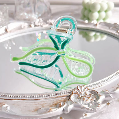 High Elasticity Hair Clip Set Butterfly Knot Egg Flower Combination Hair Grips Volumizing Sweet Fresh Looking Hair Clips.