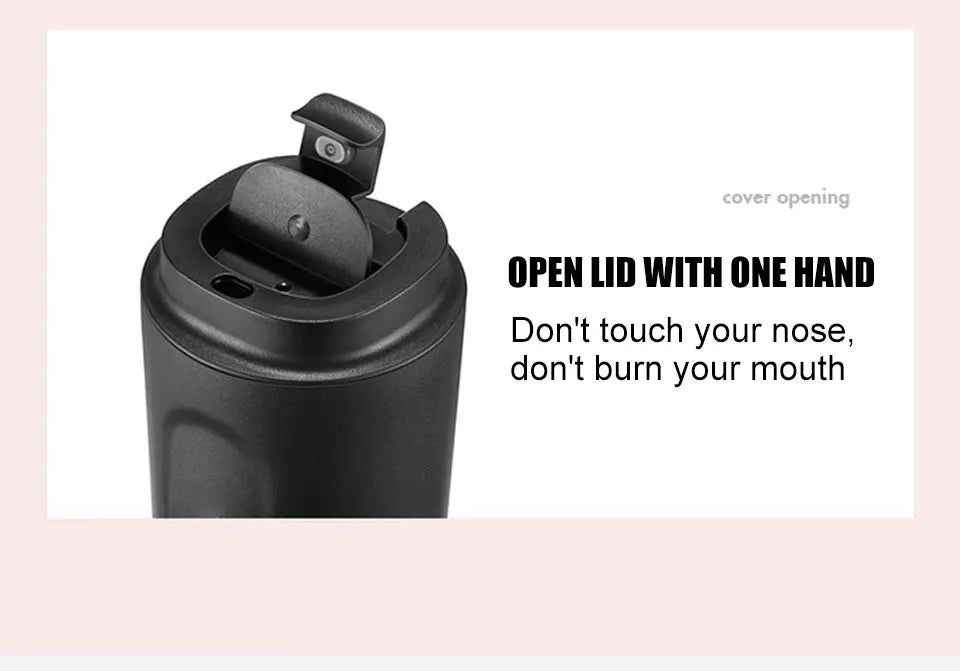 Thermos Bottle for Coffee Thermal Cup for tea Mini Tumbler Insulated Vacuum Flask Mug Stainless Steel Leakproof Travel Drinkware.