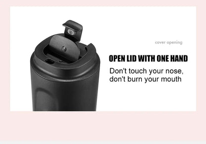 Thermos Bottle for Coffee Thermal Cup for tea Mini Tumbler Insulated Vacuum Flask Mug Stainless Steel Leakproof Travel Drinkware.