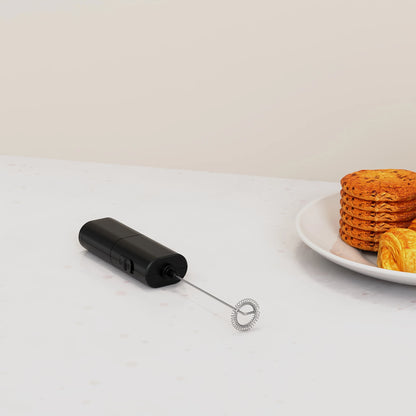 Electric milk frother, coffee frother, household mini milk frother, milk mixer, handheld wireless whipper.