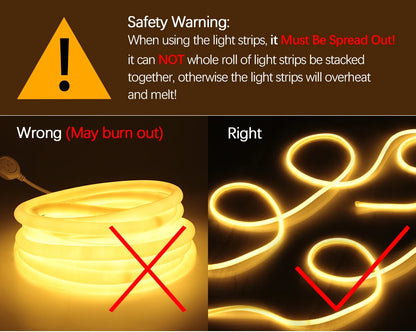 360 Round Tube 220V Flexible Rope Light 120leds/m LED Neon Light Strip  Cold White/Natural White/Red/Green/Blue/Pink Waterproof.