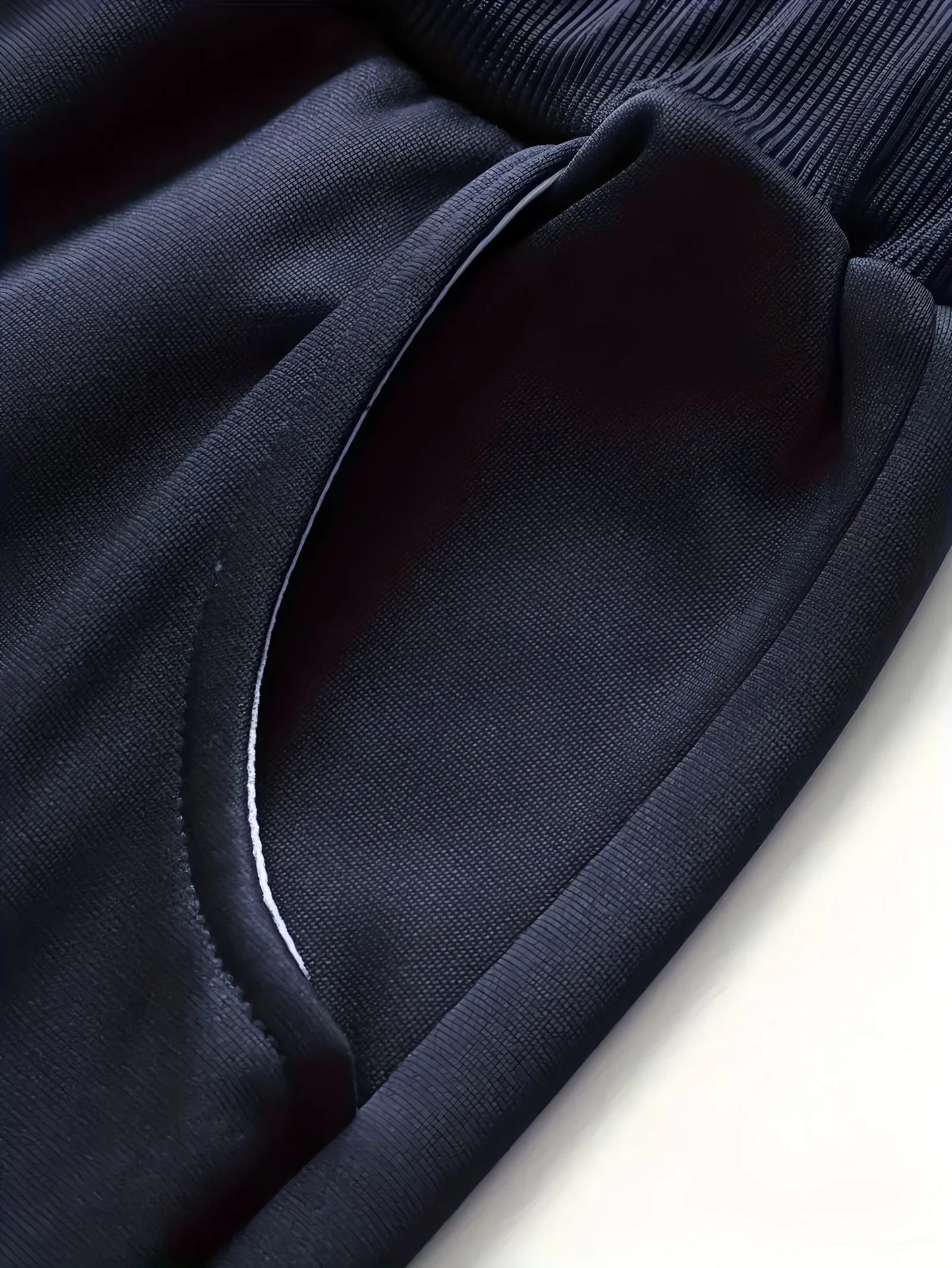 Autumn and winter men's set zipper Stand-up collar sportswear set suitable for fitness running exercise 2 pieces set