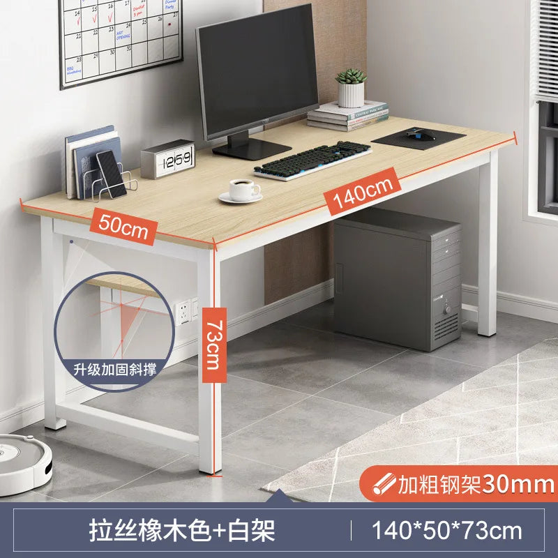 Hochwertiger, langlebiger Computertisch, Desktop-Tisch für Zuhause, Schlafzimmer, moderner, einfacher Mietisch, Studenten-Studientisch, langer Streifen