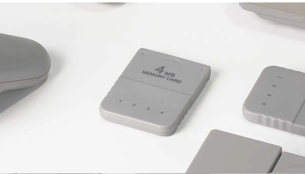 BlueRetro 1PC/2PC 4M Memory Card For PS1 Save Game Card  For PlayStation1 PS One Game Consoles Data Saving Progress Memory Card.