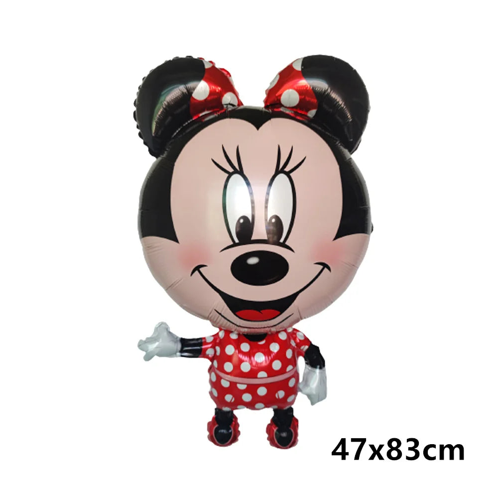 Mickey Minnie Folienballon Mickey Mouse Luftballons Minnie Geburtstag Party Dekor Kinderspielzeug Babyparty Ball Kinder Cartoon Geschenk.