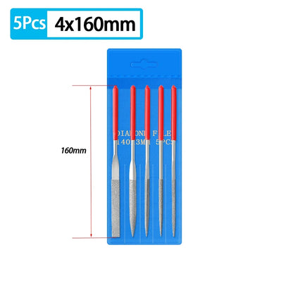 Diamant-Mini-Nadelfeilen-Set für Zimmerei, Schmuck, Stein, Glas, Metall, Keramik, Politur, Schnitzerei, DIY, Handwerk, Holzbearbeitung, Handwerkzeuge