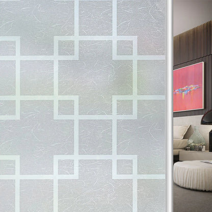 Frosted Self Adhesive Glass Window Film Privacy Protection Vinyl for Stained Glass Window Sticker Heat Insulation.