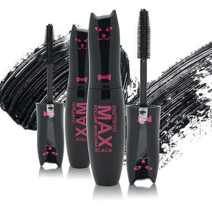 1PCS Fashion Original Max Volume Mascara Black Water-proof Curling And Thick Eye Eyelashes Makeup 4d Fiber Lash Mascara Beauty.