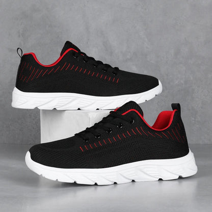 YRZL Lightweight Running Shoes Breathable Non-Slip Running Shoes Men Comfortable Sneakers Outdoor Sports Soft Wear-Resistant.