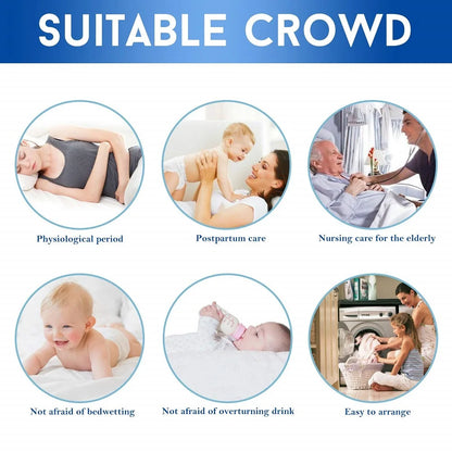 Waterproof Thicken Mattress Pad Protector Adjustable Fitted Sheets Bed Covers Anti-bacterial Pad for Bed 150x200 160x200 180x200.