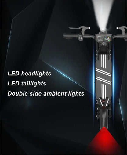 Drive Tron DT10 1400W Power Motor 48V 15.6AH Battery 10inch Folding E-Scooter Off-road Electric Scooters.