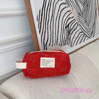 2025 Cute Rabbit Travel Cosmetic Lipstick Purse Storage Bag Kawaii Women Makeup Handbags Organizer Wallet Pouch Pencil Case Bags