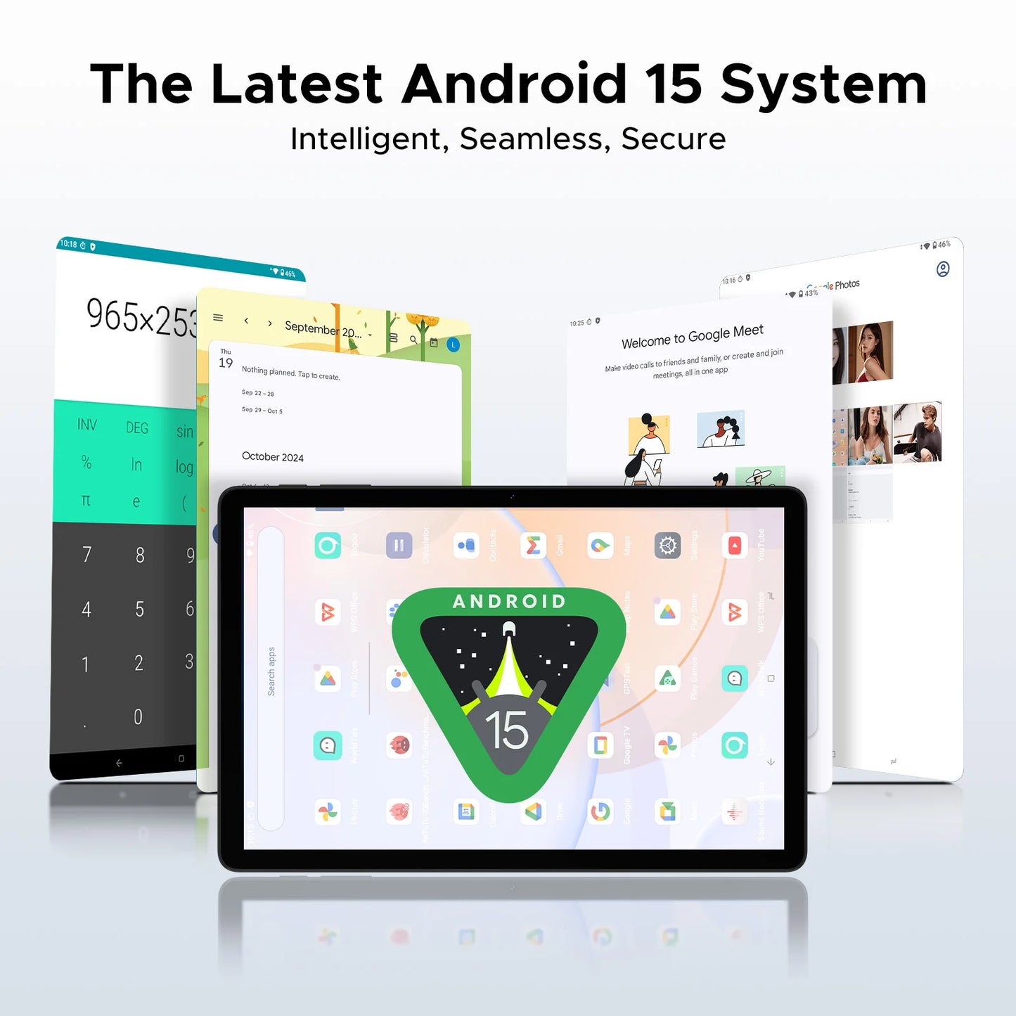 Doogee Tab A9+ Tablet Pc 11 Inch Android 15 20Gb Ram(4+16) 64Gb Rom 8580Mah Battery Dual Speakers Support Widevine L1 Tablet Pc.